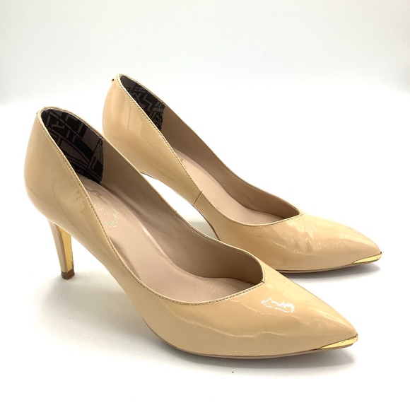 Ted Baker Nude Patent Heels - Picture 1 of 14